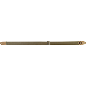 Fender® Cotton Strap with Leather Logo - Olive