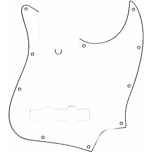 Fender® American Series Jazz Bass®  10 Hole Pickguard - White