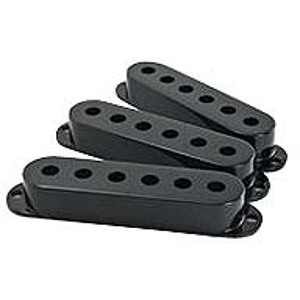Fender® Black Stratocaster® Pickup Covers - set of 3