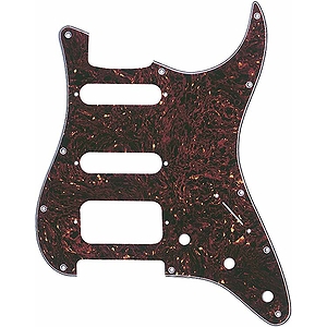 Fender® Standard Stratocaster® 11 HolePickguard H/S/S - Black Anodized Aluminum