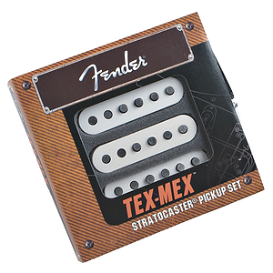 Fender® Stratocaster® Tex-Mex Pickups - Set of 3 White, Single Coil Pickups