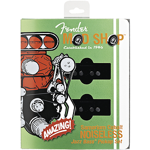 Samarium Cobalt Noiseless Jazz Bass Pickups (Set of 2)