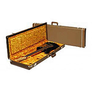 Fender® Deluxe Hardshell Case for Strats & Teles - Brown