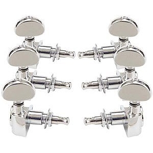 Grover 102C Rotomatics 3-Per-Side Guitar Tuning Keys, Chrome