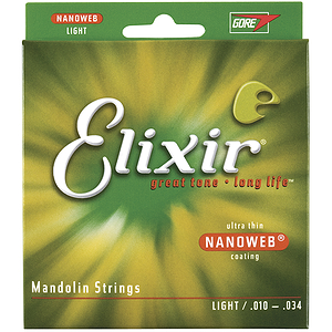 Elixir Mandolin Strings with Nanoweb Coating - Light