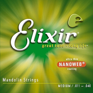 Elixir Mandolin Strings with Nanoweb Coating - Medium