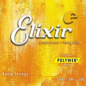 Elixir Banjo Strings with Original Polyweb Coating - Light
