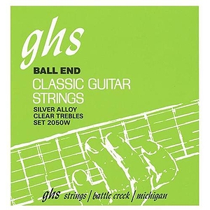 GHS 2050W Ball End Regular Classics Classical Guitar Strings - 3 Sets