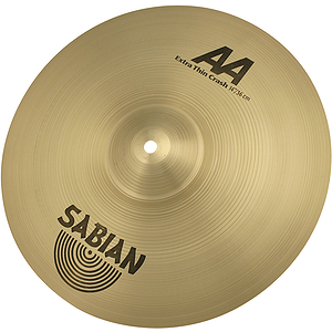 Sabian AA Extra Thin Crash Cymbal - Brilliant - 14-inch