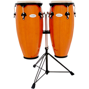 Toca Synergy 2300AMB 10" & 11" Wood Conga Set - Amber