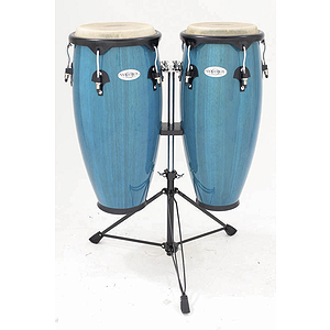 Toca Synergy 2300BB 10" & 11" Wood Conga Set - Bahama Blue