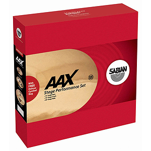 Sabian AAX Stage Performance Cymbal Set, Brilliant - Without Bag