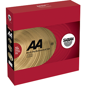 Sabian AA Rock Performance Cymbal Pack w/Bag