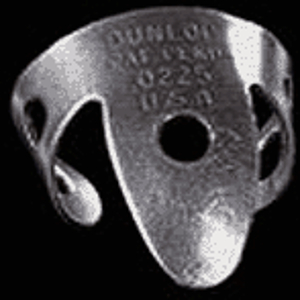 Dunlop Nickel Silver Metal Fingerpicks - .025in., tube of 20 picks