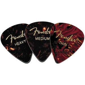 Fender® 351 Model Model Picks - Extra Heavy, White - 144 picks