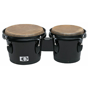 CB Drums Tunable Fiberglass Bongos - Black
