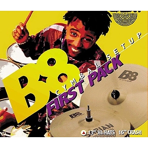 Sabian B8 First Pack Set 13" Hi-Hats/16" Thin Crash