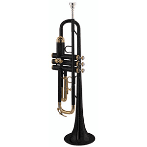E.M. Winston Deluxe Student Trumpet Outfit - Black Finish