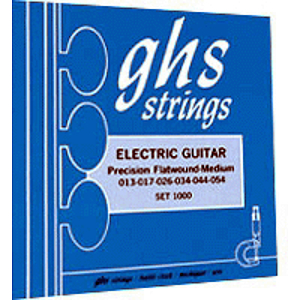 GHS Precision Flatwound Electric Guitar Strings - Ultra Light - 3 Sets