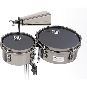 Latin Percussion 845-JD Mini Timbales with Cowbell