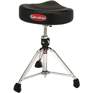 Gibraltar 96082T 2-Tone Saddle Throne - Black & Black