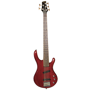 Arbor 5-string Bass Guitar - Transparent Red
