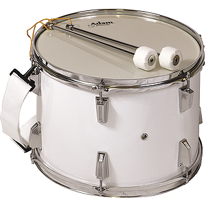 Adam Marching Tenor Drum - White