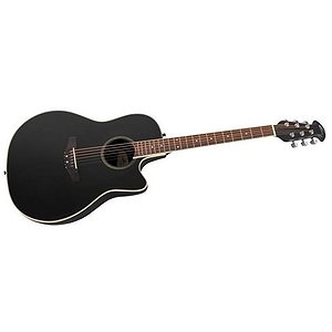 Applause AE128 Super Shallow Acoustic-Electric Guitar Black