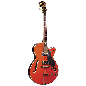 Arbor Hollowbody Jazz Electric Guitar - Vintage Orange