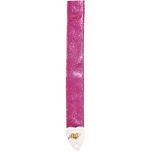 LM Alexis 2" Guitar Strap - Glitter Pink