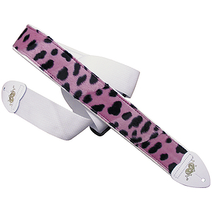 Alexis Pink Leopard Guitar Strap