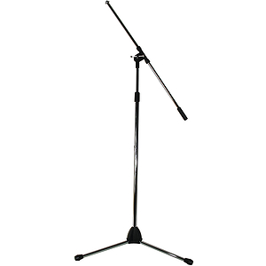 Adam Tripod Microphone Stand with Boom - Chrome