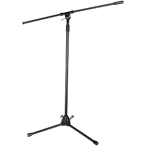 Adam Tripod Microphone Stand with Boom - Black