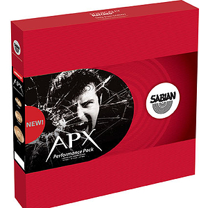 Sabian APX Performance Set (Large Sizes) -  14" Hi-hats, 18" Crash, 22" Ride