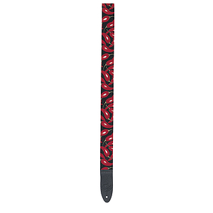 D'Andrea Guitar Strap - Chili Peppers
