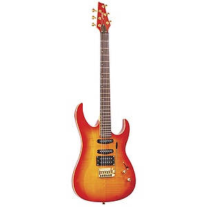 Arbor Double Cutaway Flamed Maple Top Electric Guitar - Cherry Sunburst