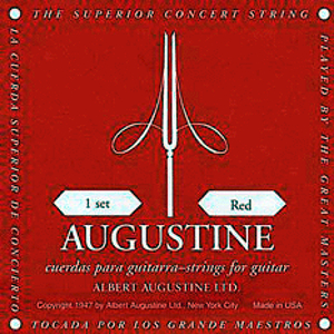 Augustine Classical Nylon Guitar Strings - Imperial Red, 3 Sets
