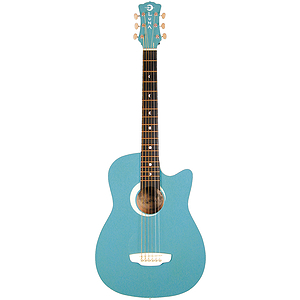 Luna Aurora Petit Student Acoustic Guitar - Azure