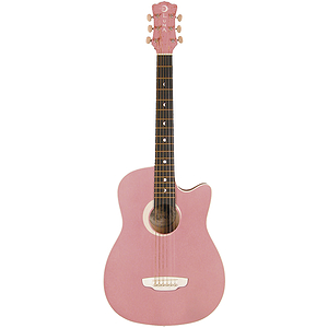 Luna Aurora Petit Student Acoustic Guitar - Rosebud