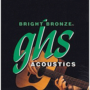 GHS BB40M Bright Bronze Acoustic Guitar Strings - Medium Gauge - 3 Sets