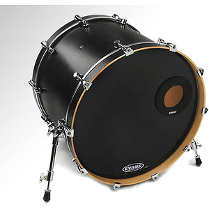 Evans EMAD Black Resonant Bass Drum Head - 22"