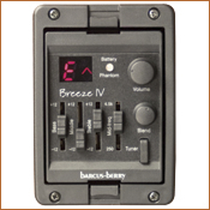 Barcus-Berry Breeze IV Multi-Sensor Acoustic Guitar Preamp System