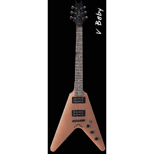 Dean Baby V Electric Guitar - Powder Black