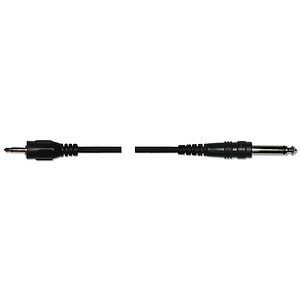 Hosa CMP310 Audio Cable, 1/8" TS Male-1/4" TS Male, 10' Long