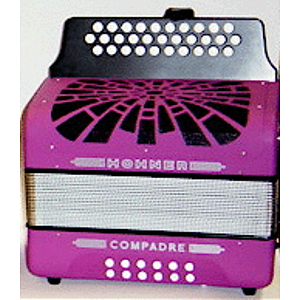 Hohner COGY Compadre Three Row Diatonic CGF Accordion - Yellow