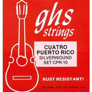 GHS CPR-10 Cuatro 10-String - Ball End, Silverwound - 3 Sets
