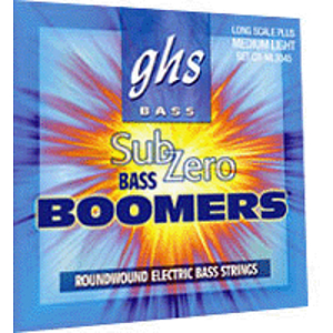 GHS Sub-Zero Boomers Long Scale Plus Electric Bass Guitar Strings - Medium Light Gauge