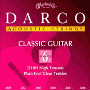Darco Classical Nylon Guitar Strings - Plain End, High Tension, 3 Sets