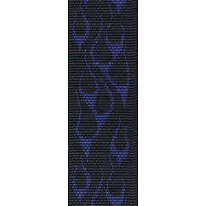Dunlop Flambe Guitar Strap - Blue