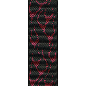 Dunlop Flambe Guitar Strap - Red